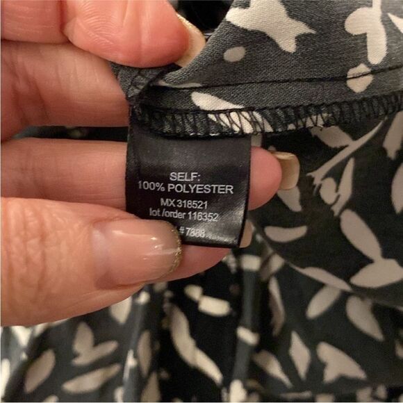 Miss Sixty Elegant Black and White Patterned Dress, US4 - Picture 9 of 9